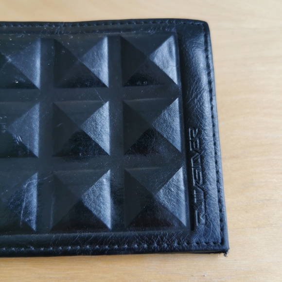 Quicksilver leather black wallet - Picture 3 of 5